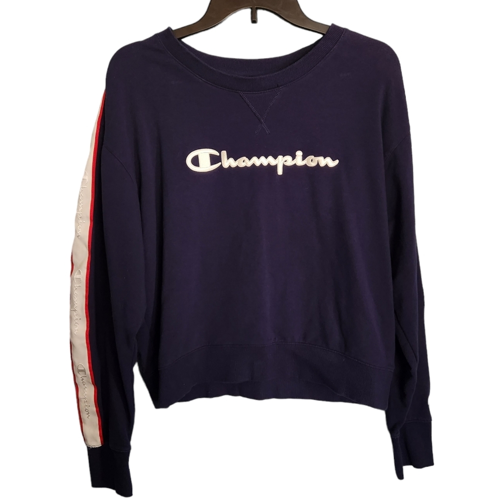 Champion Authentic Athleticwear Logo Crewneck Sweatshirt Women's Size L